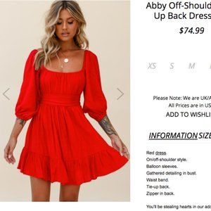 Selfie Leslie Abby off the shoulder dress
